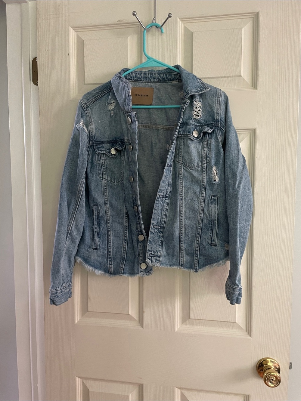 Blanknyc distressed jean jacket